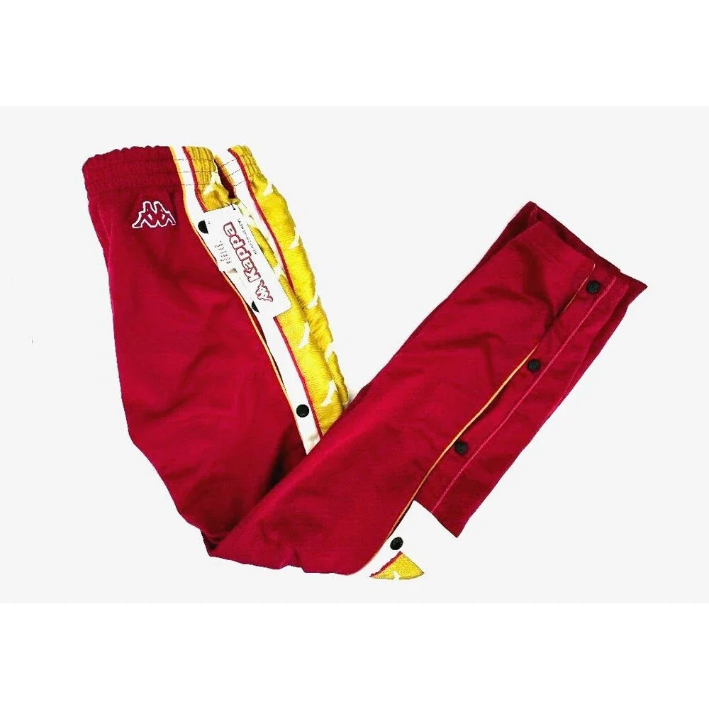 Kappa Women's Graphic Tearaway Track Pants, Size S, Red/White/Gold, MSRP… - Picture 4 of 13